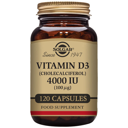 Vitamin D3 (Cholecalciferol) Solgar 4000 iu