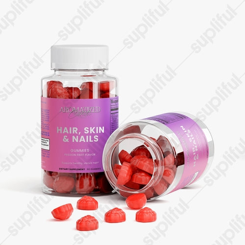 Hair, Skin & Nails Passion Fruit Flavored Gummies