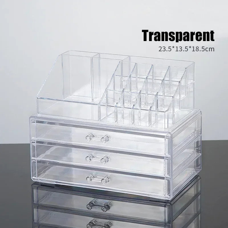 Acrylic Makeup Organizer with Drawers