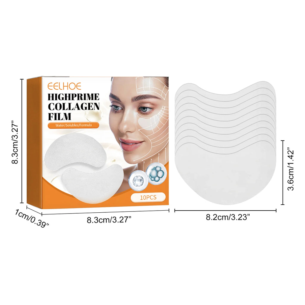 Collagen Eye Patches – Dark Circles & Puffiness (10 Pairs)
