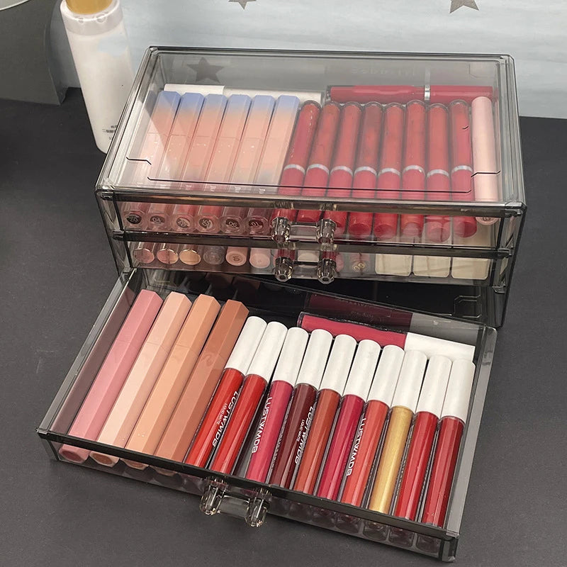 Acrylic Makeup Organizer with Drawers