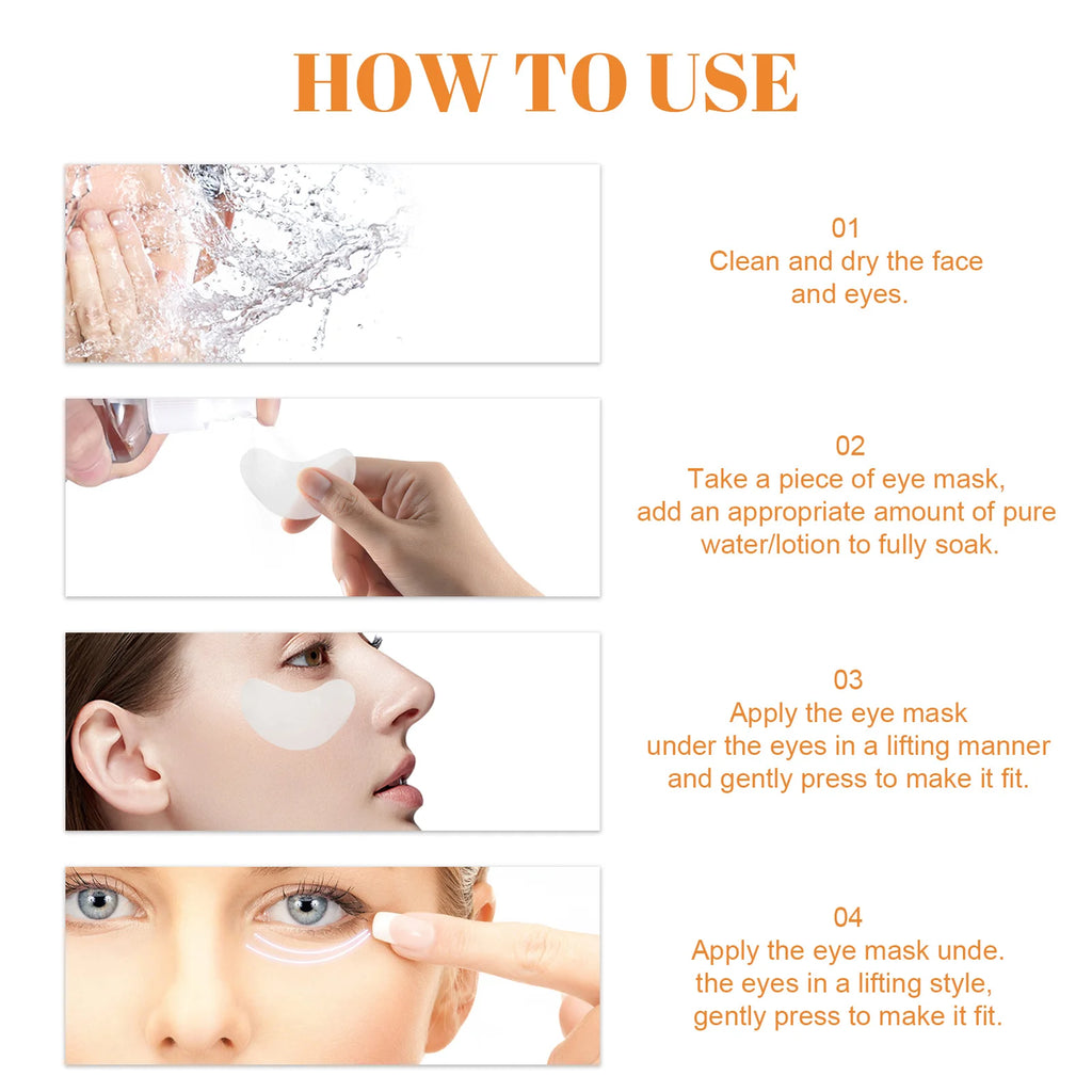 Collagen Eye Patches – Dark Circles & Puffiness (10 Pairs)