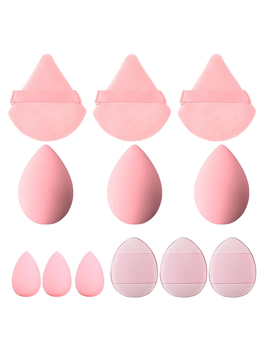12-Piece Triangle Makeup Sponge Set