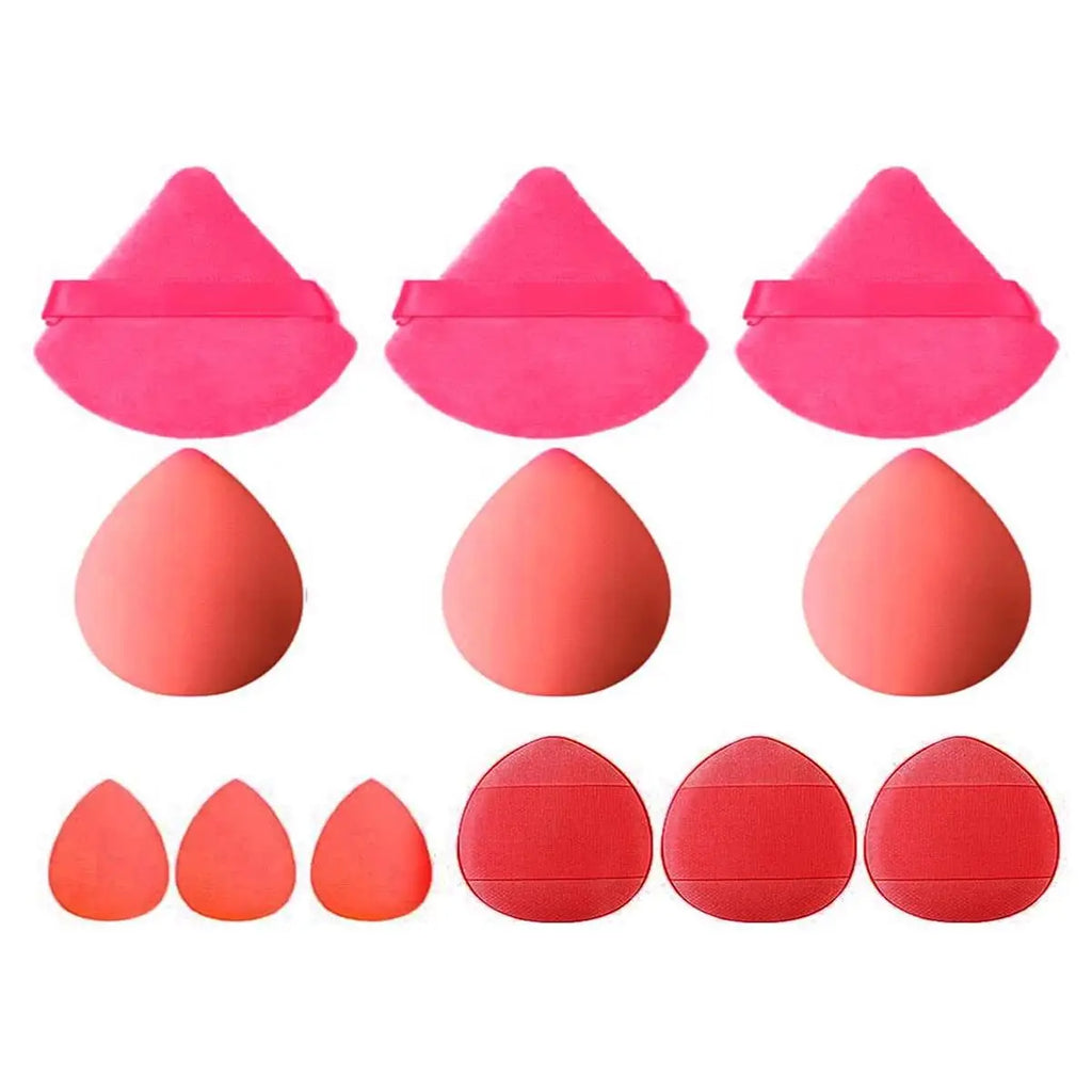 12-Piece Triangle Makeup Sponge Set