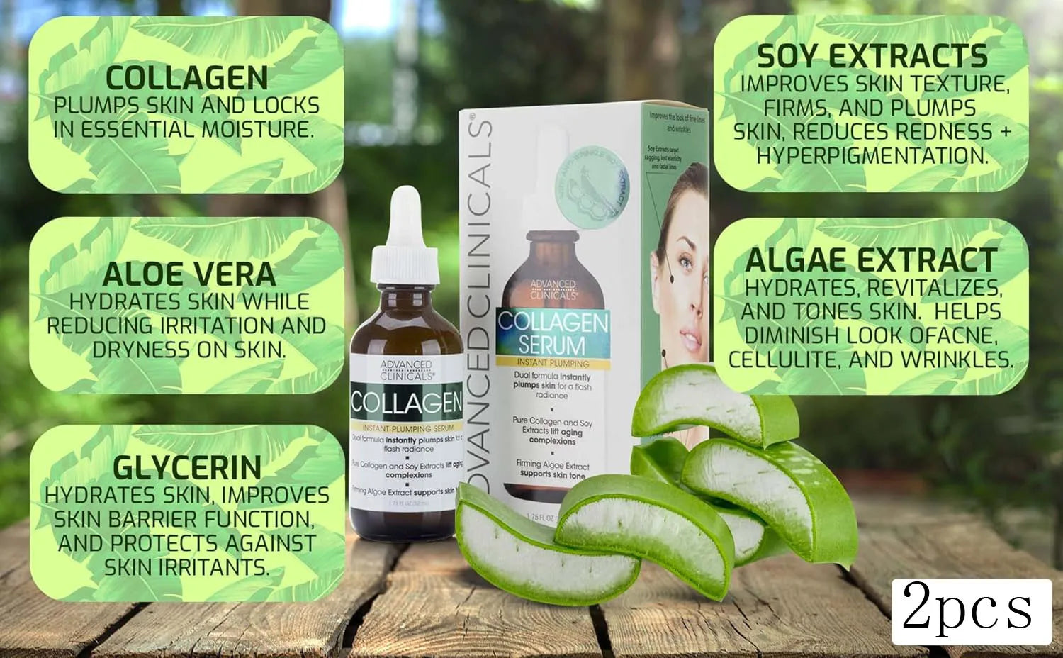 Collagen Firming Face Serum Duo