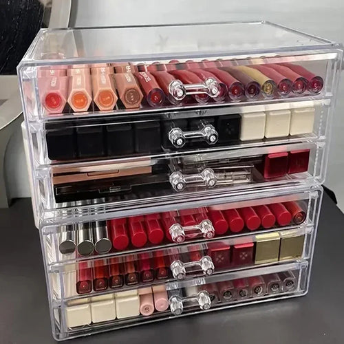 Acrylic Makeup Organizer with Drawers