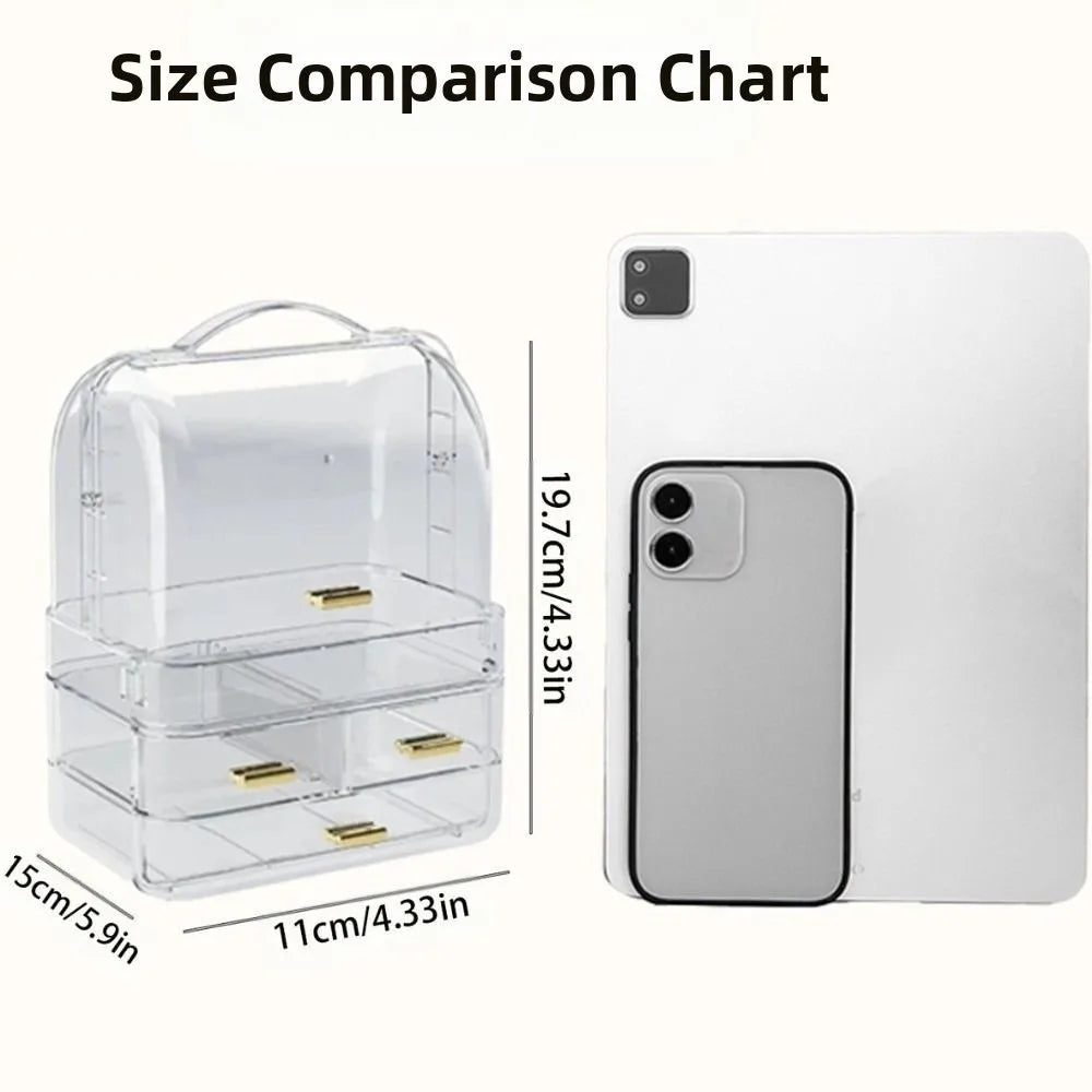Makeup Storage Organizer with Drawers