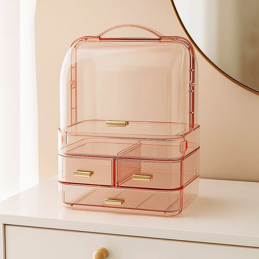 Makeup Storage Organizer with Drawers