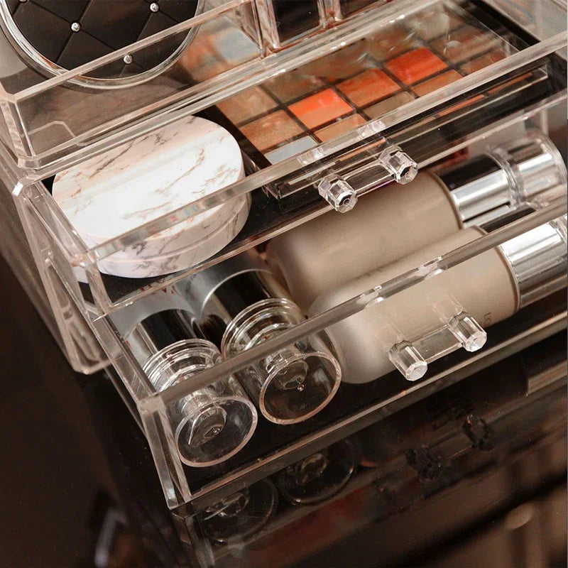 Acrylic Makeup Organizer with Drawers