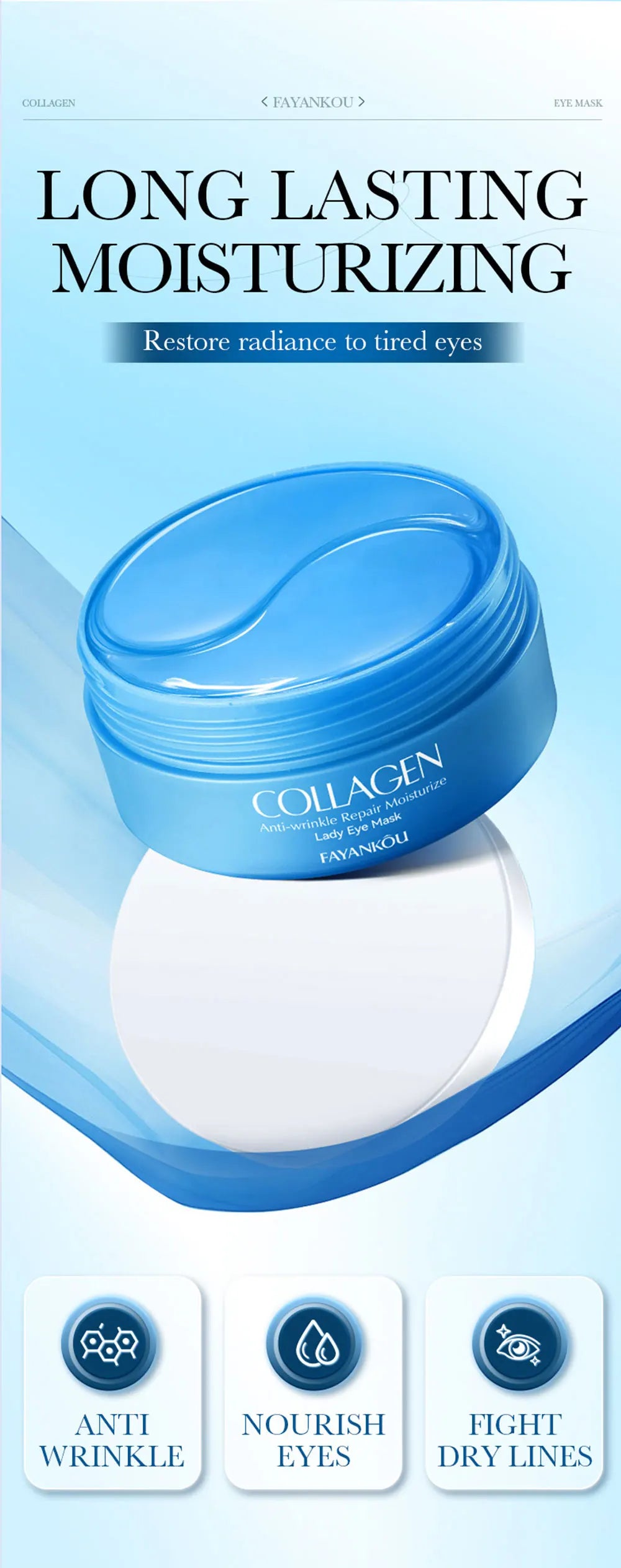 Collagen Anti-Wrinkle Eye Mask Patches