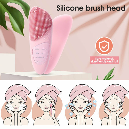 5-in-1 Silicone Face Massager & Cleanser