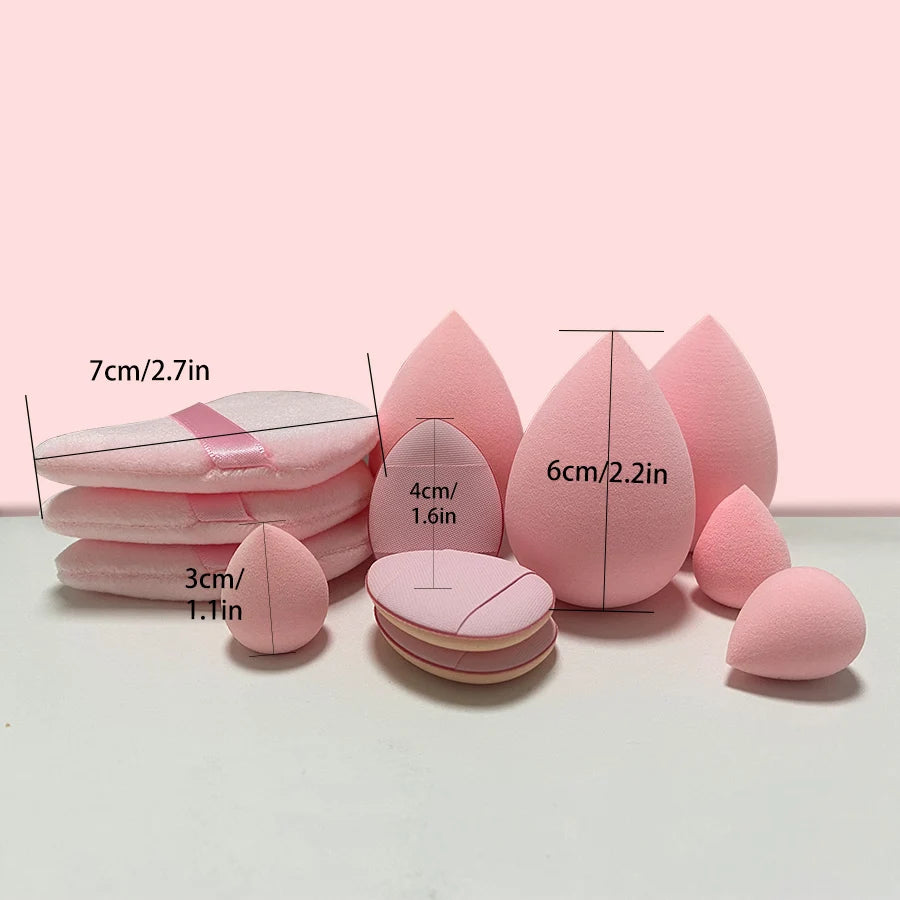12-Piece Triangle Makeup Sponge Set