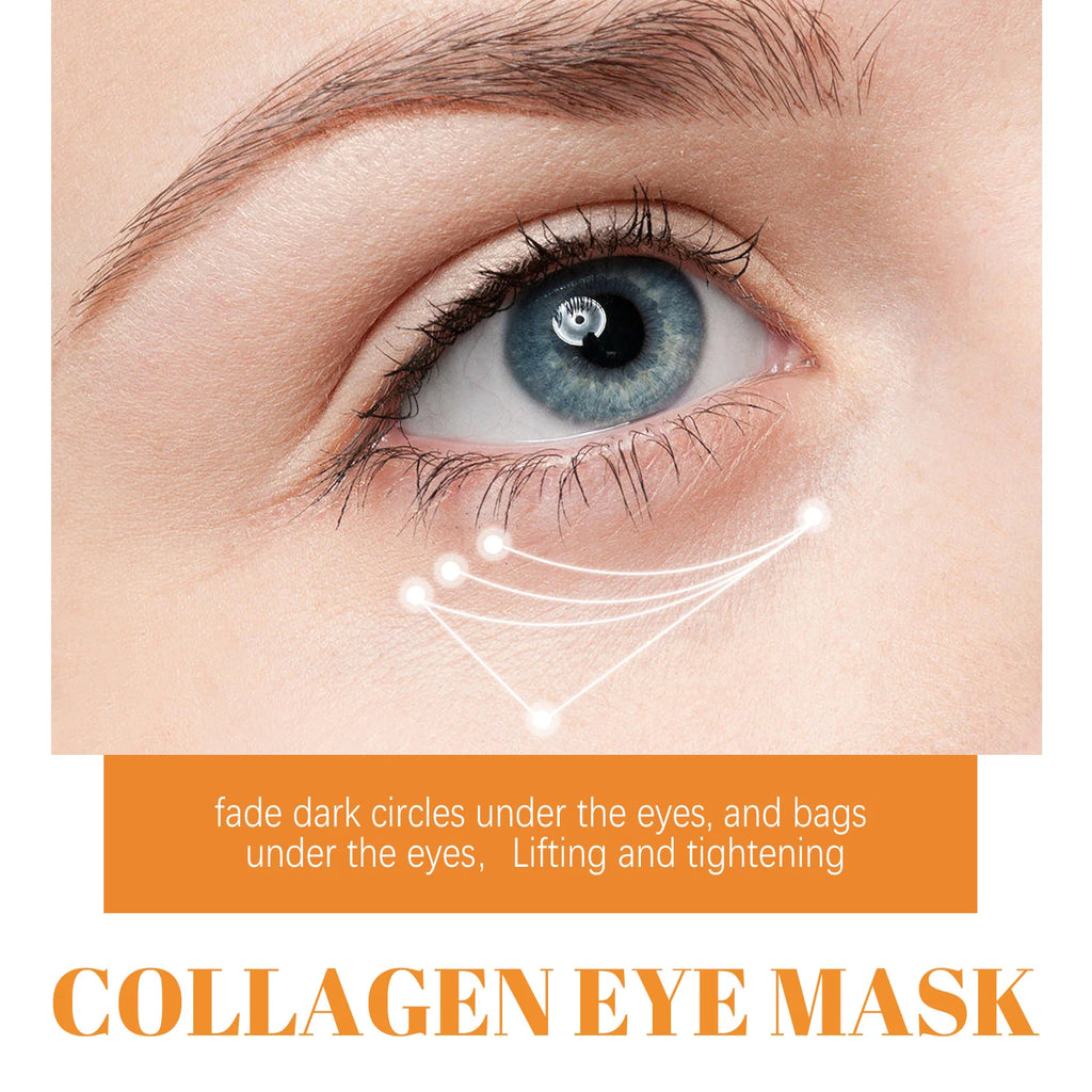 Collagen Eye Patches – Dark Circles & Puffiness (10 Pairs)