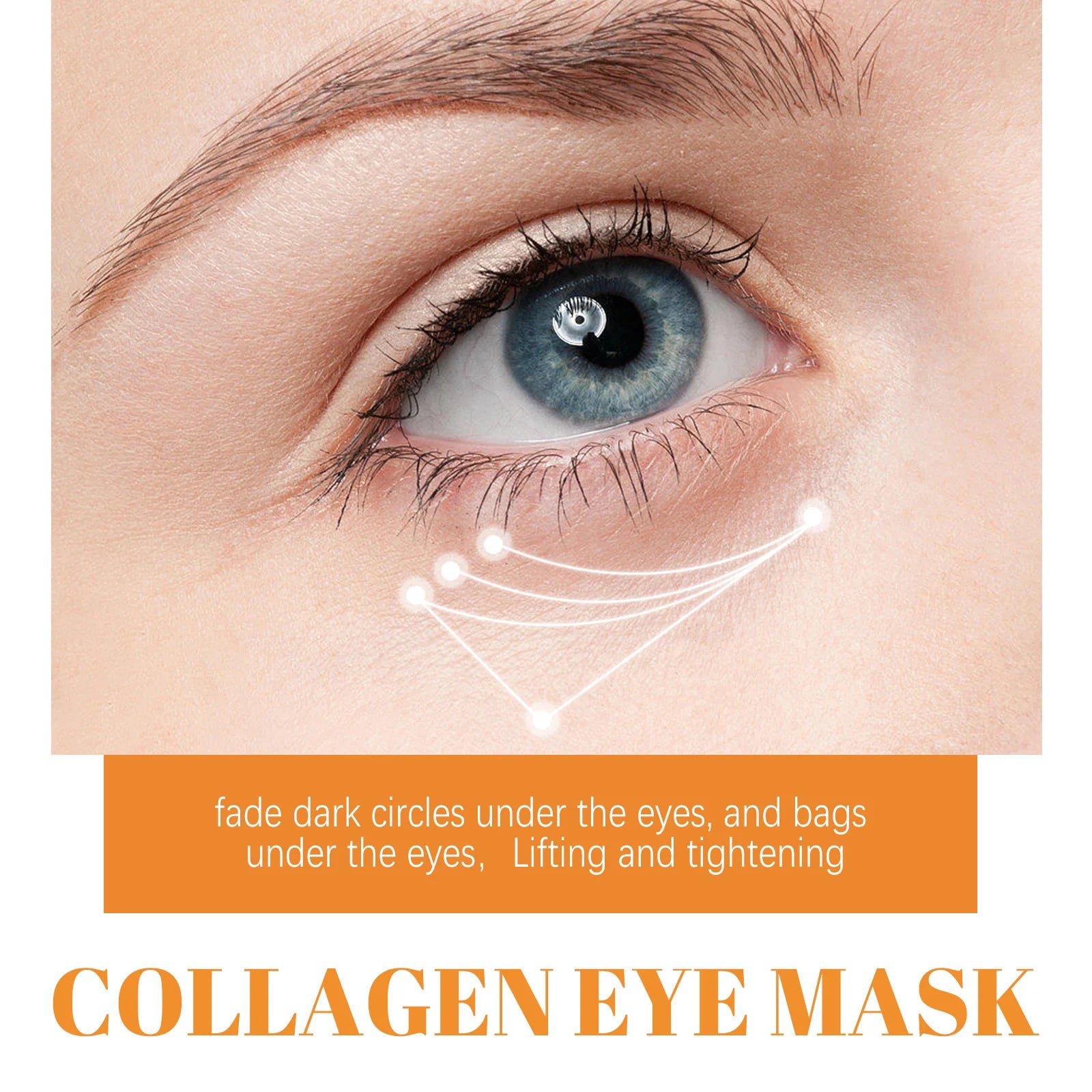 Collagen Eye Patches – Dark Circles & Puffiness (10 Pairs)