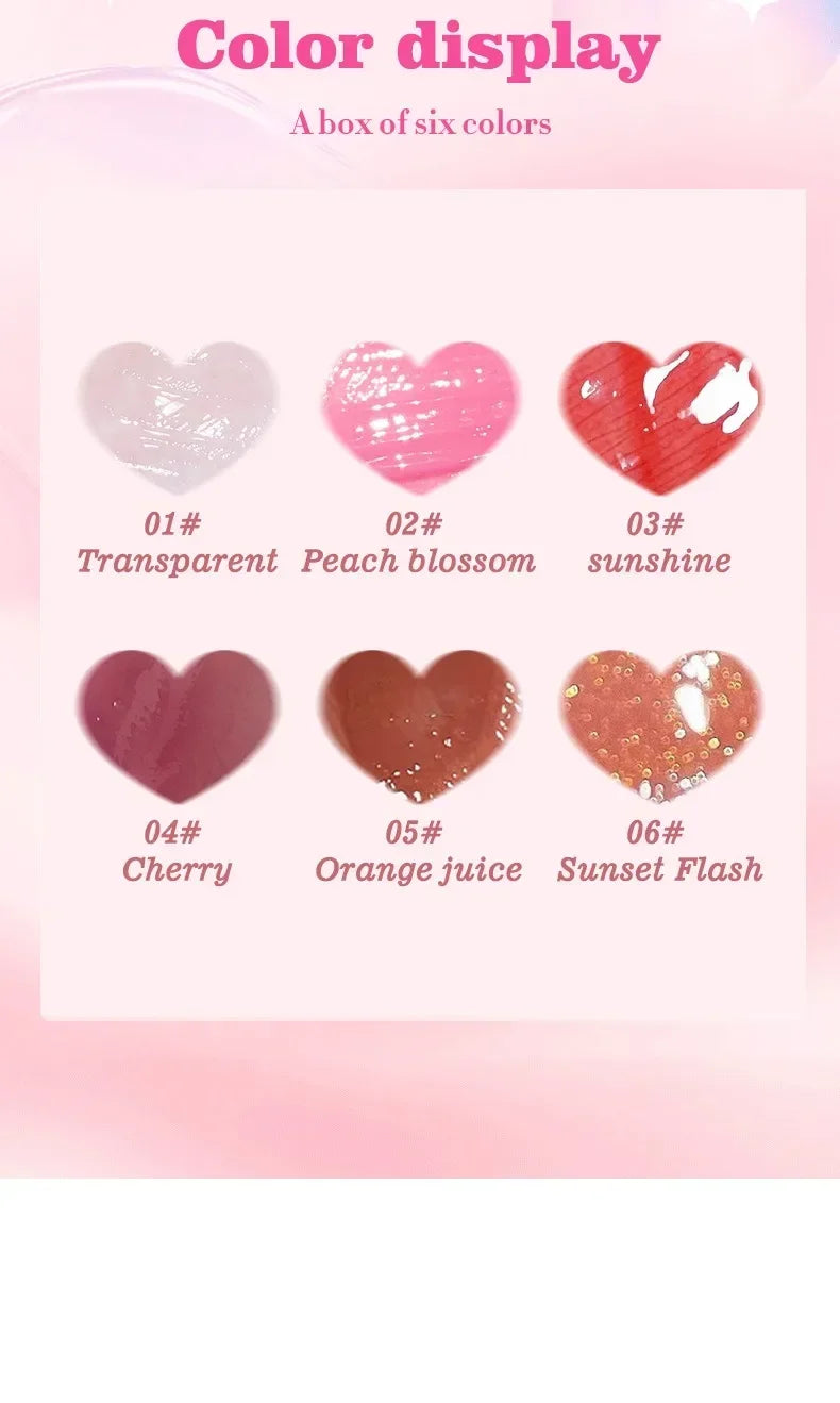 Tinted Lip Gloss – 6 Shades
