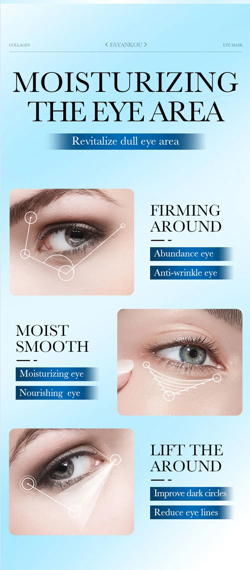 Collagen Anti-Wrinkle Eye Mask Patches