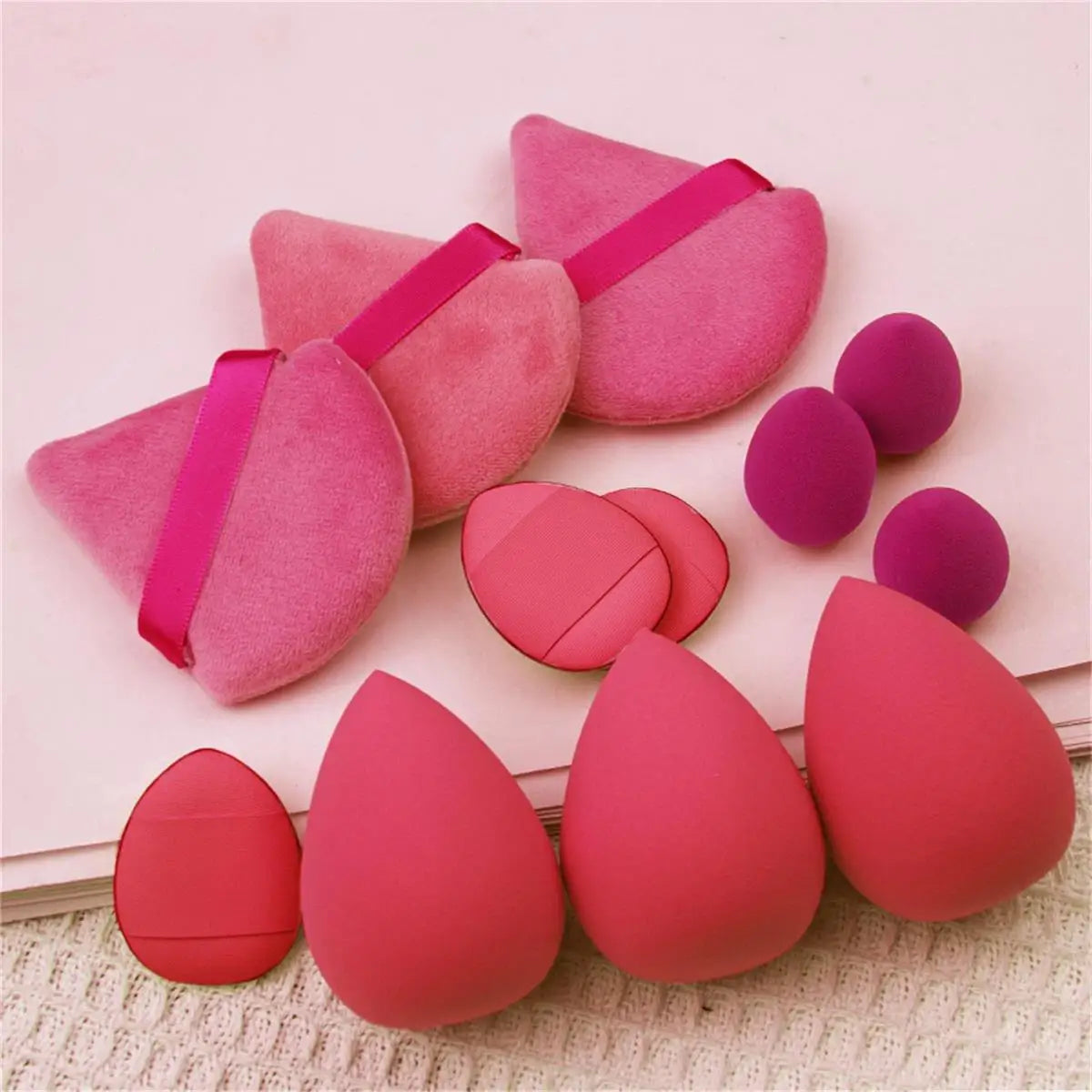12-Piece Triangle Makeup Sponge Set