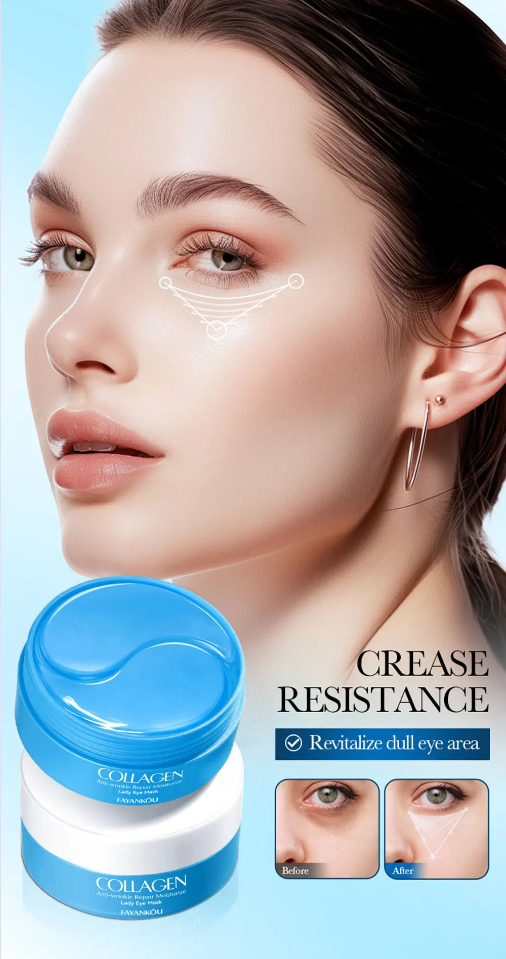 Collagen Anti-Wrinkle Eye Mask Patches
