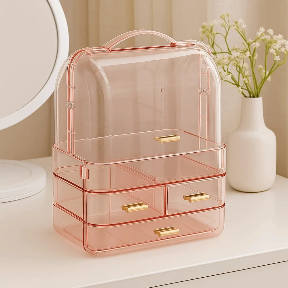 Makeup Storage Organizer with Drawers