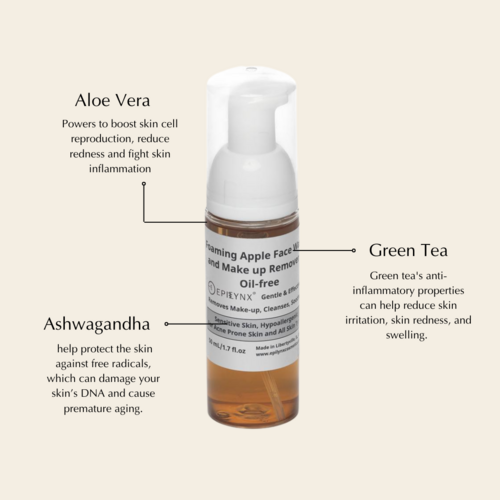 Aloe & Ashwagandha Foaming Facial Cleanser