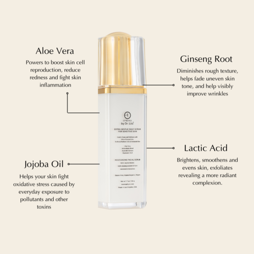 Exfoliating Face Scrub – Hyaluronic & Aloe