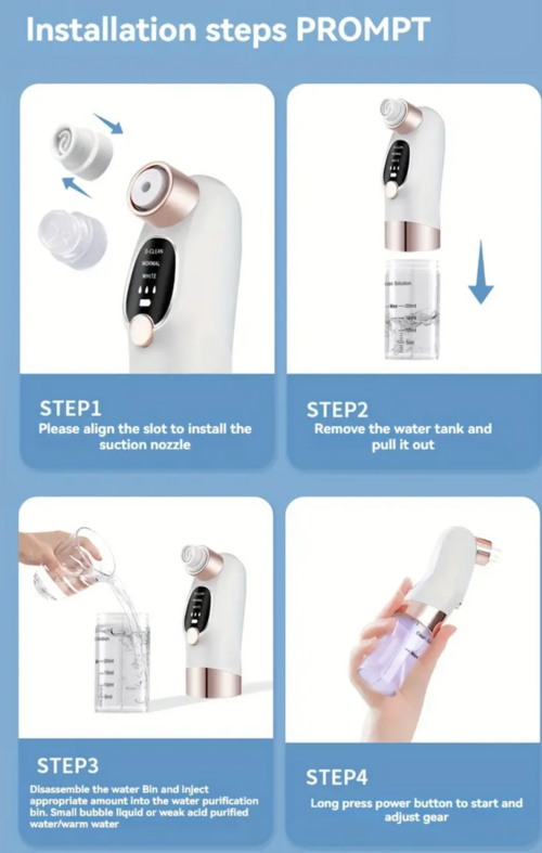 Electric Blackhead & Pore Vacuum Cleaner