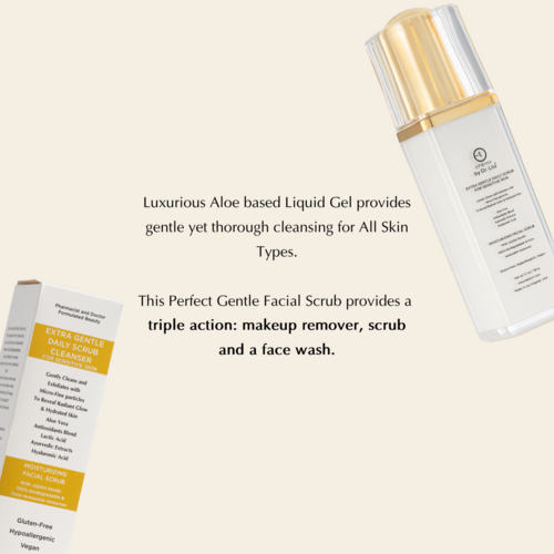 Exfoliating Face Scrub – Hyaluronic & Aloe