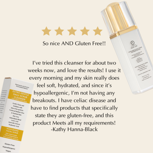 Exfoliating Face Scrub – Hyaluronic & Aloe